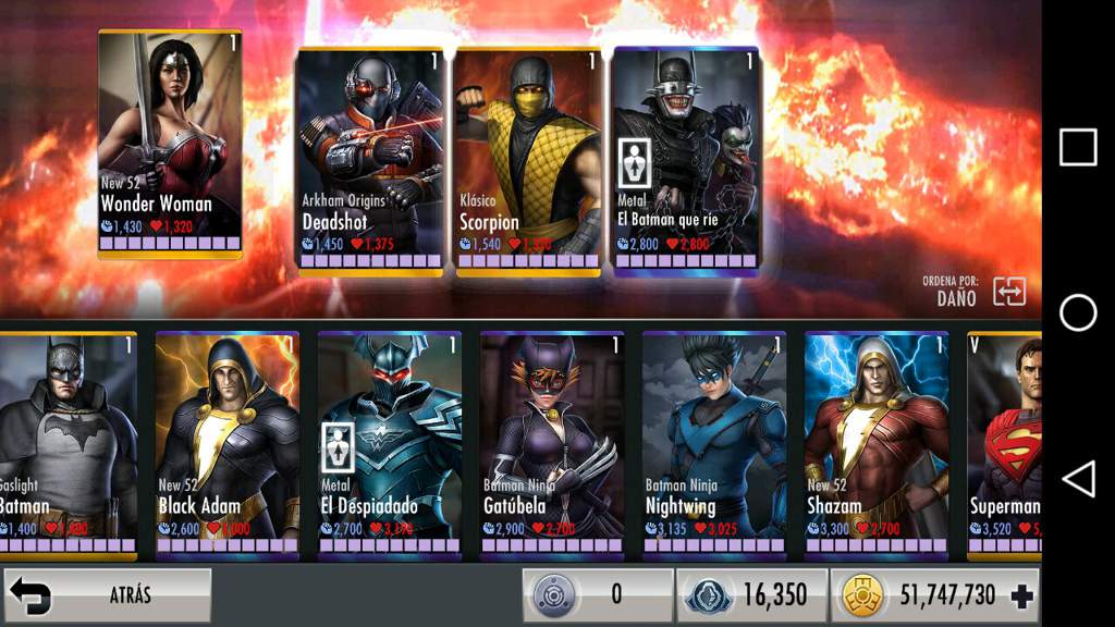 Cuenta de injustice gratis con un nuevo personaje | ｢ • DC Universe • ｣  Amino