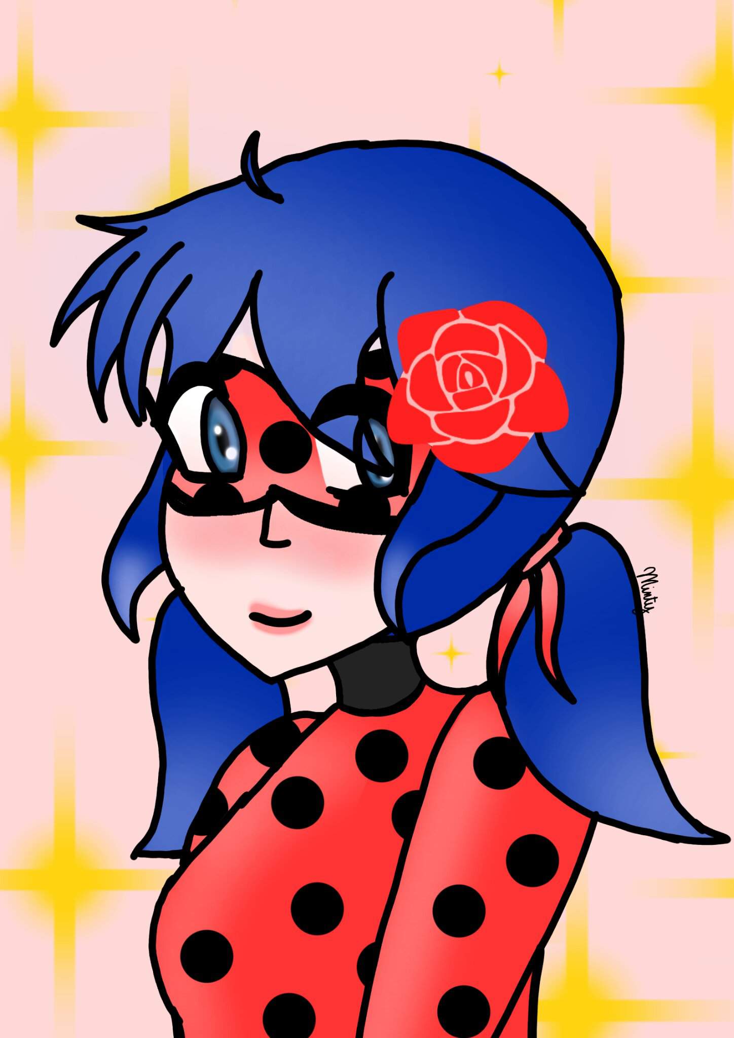 Marinette with a rose | Wiki | Miraculous Amino