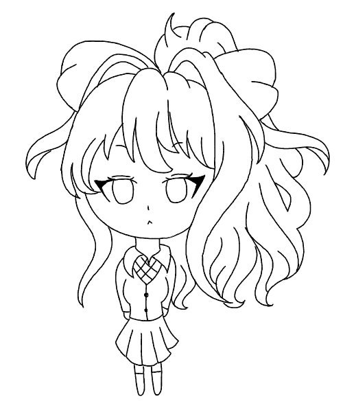 Chibi Monika | Doki Doki Literature Club! Amino