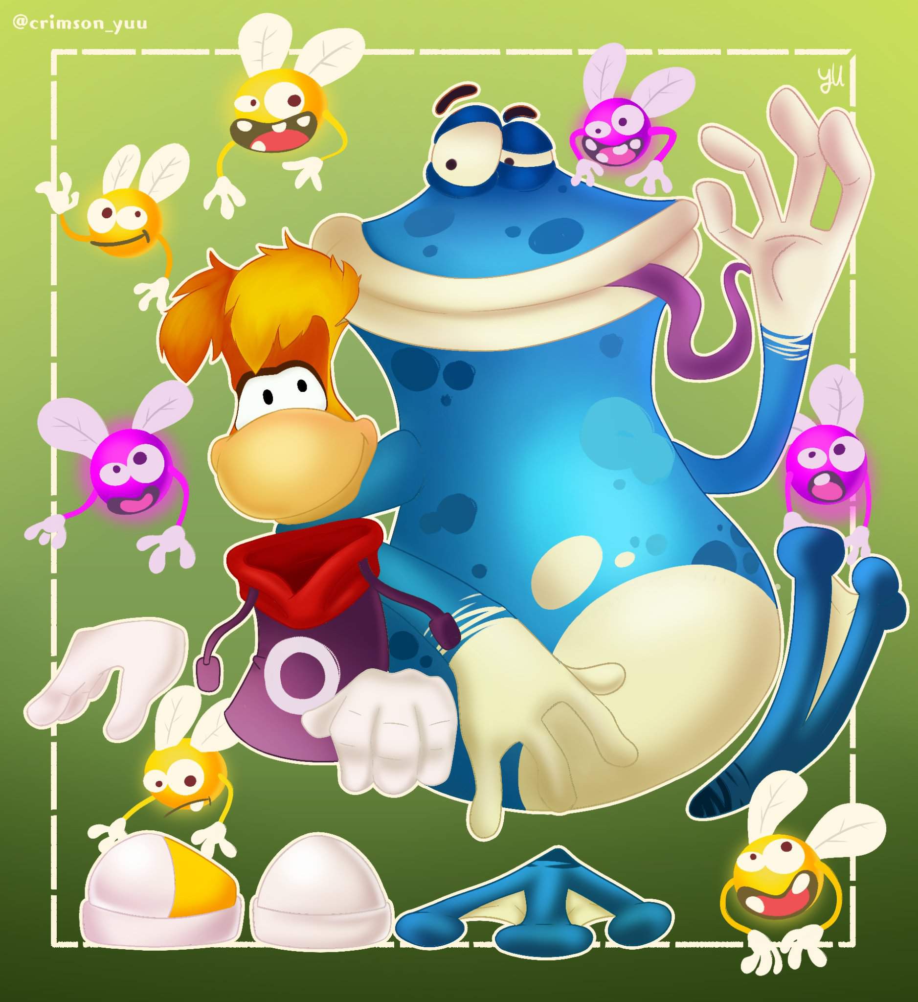 I made one Rayman artwork | Rayman Amino Amino