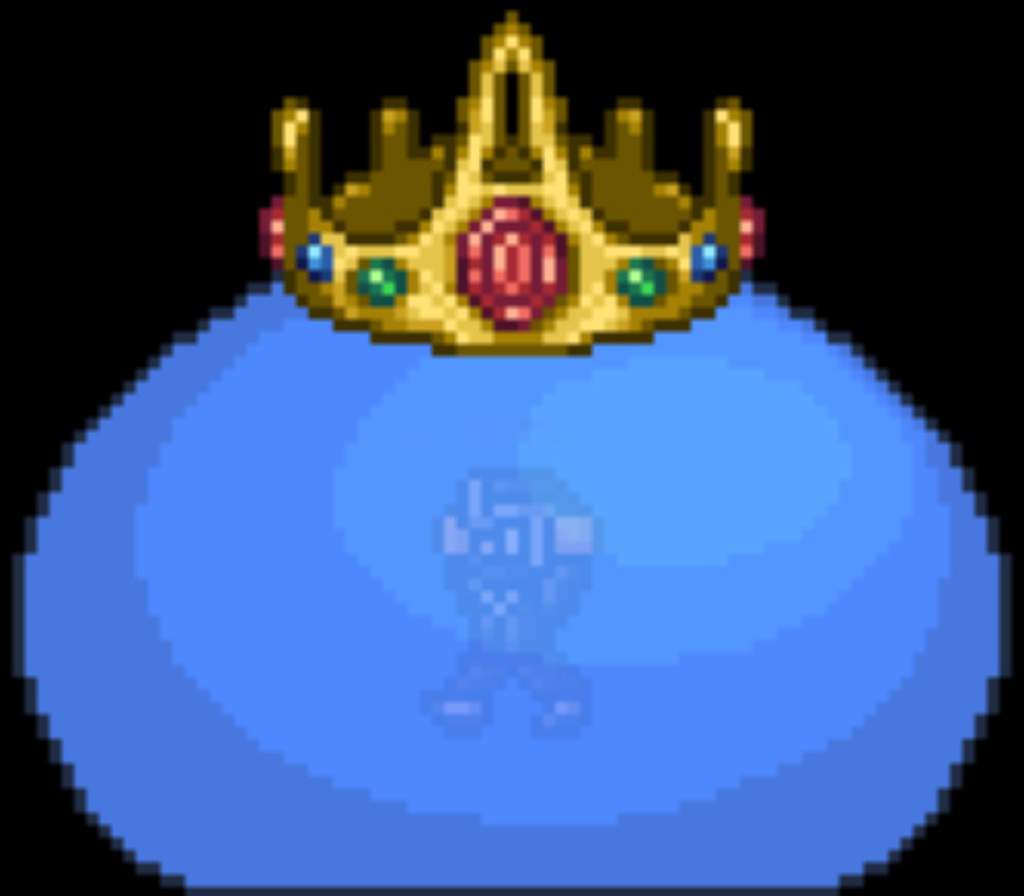 The Twins Guide To Terraria Bosses The King Slime