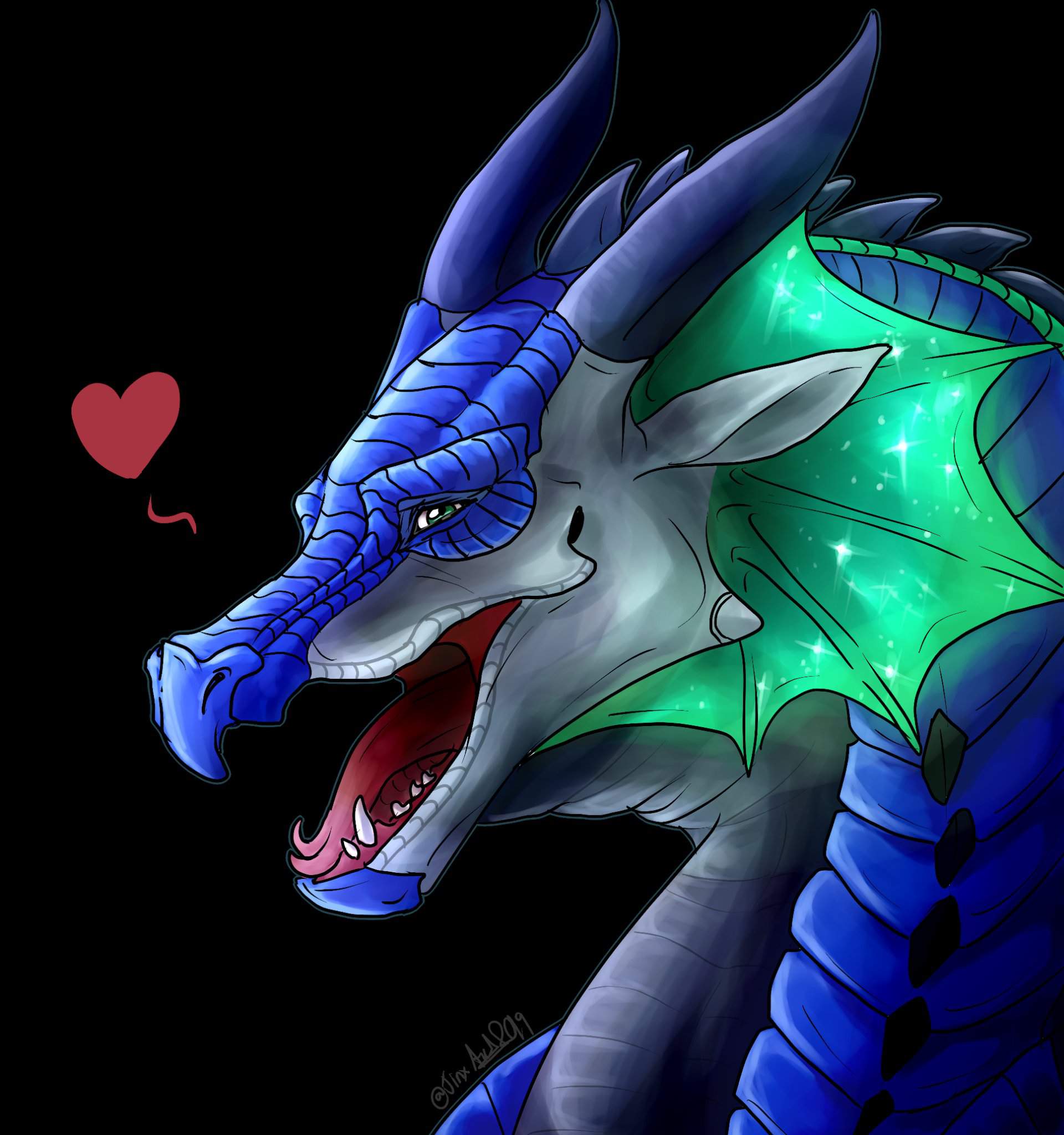 Headshot commission for Jinx | Wings Of Fire Amino