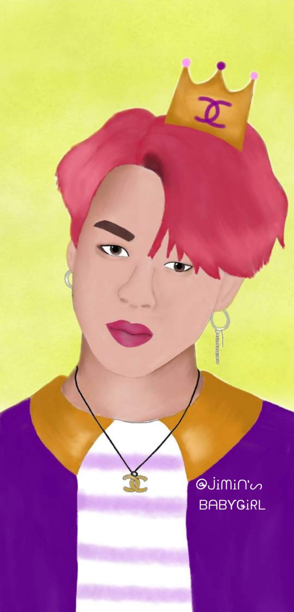 BTS Jimin: Chanel king fanart ? | Jimin Lovers? Amino