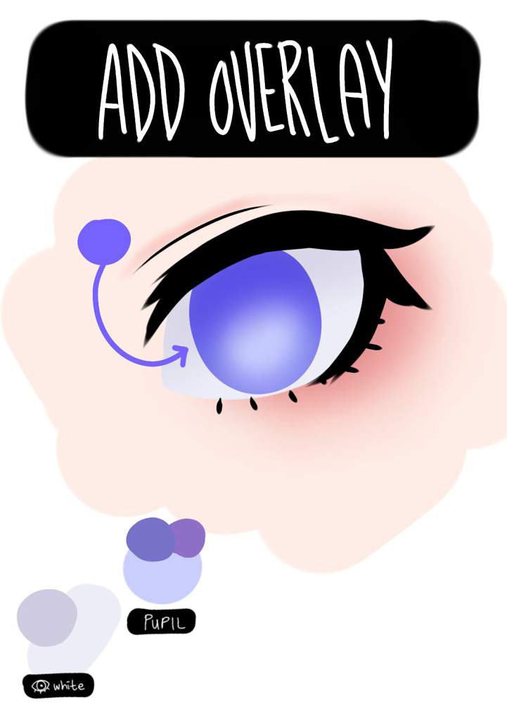 [Tutorial] Simple Glassy Eyes | Gacha-Life Amino