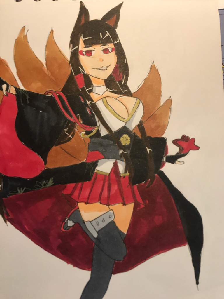 Akagi yandere fox | Azur Lane Amino Amino