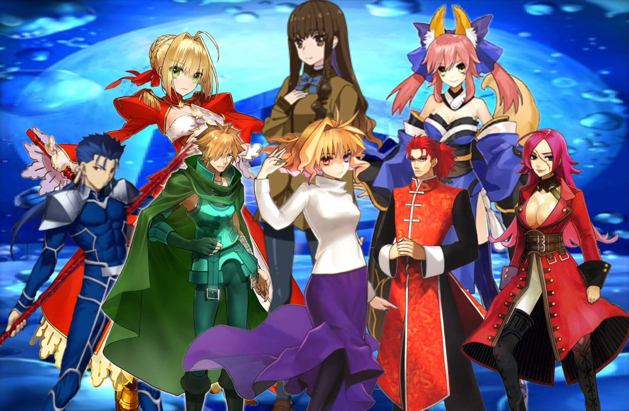 The Moon Cell Faction Teams | Fate Grand Order Amino