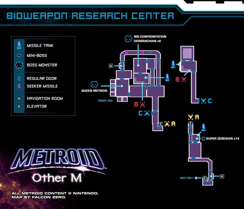 Metroid prime карта