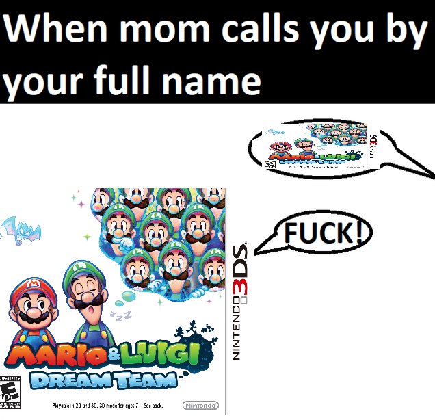 Mario Luigi Dream Team For Nintendo 3ds Dank Memes Amino - mario luigi dream team roblox
