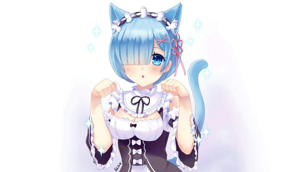 Anime neko wallpaper