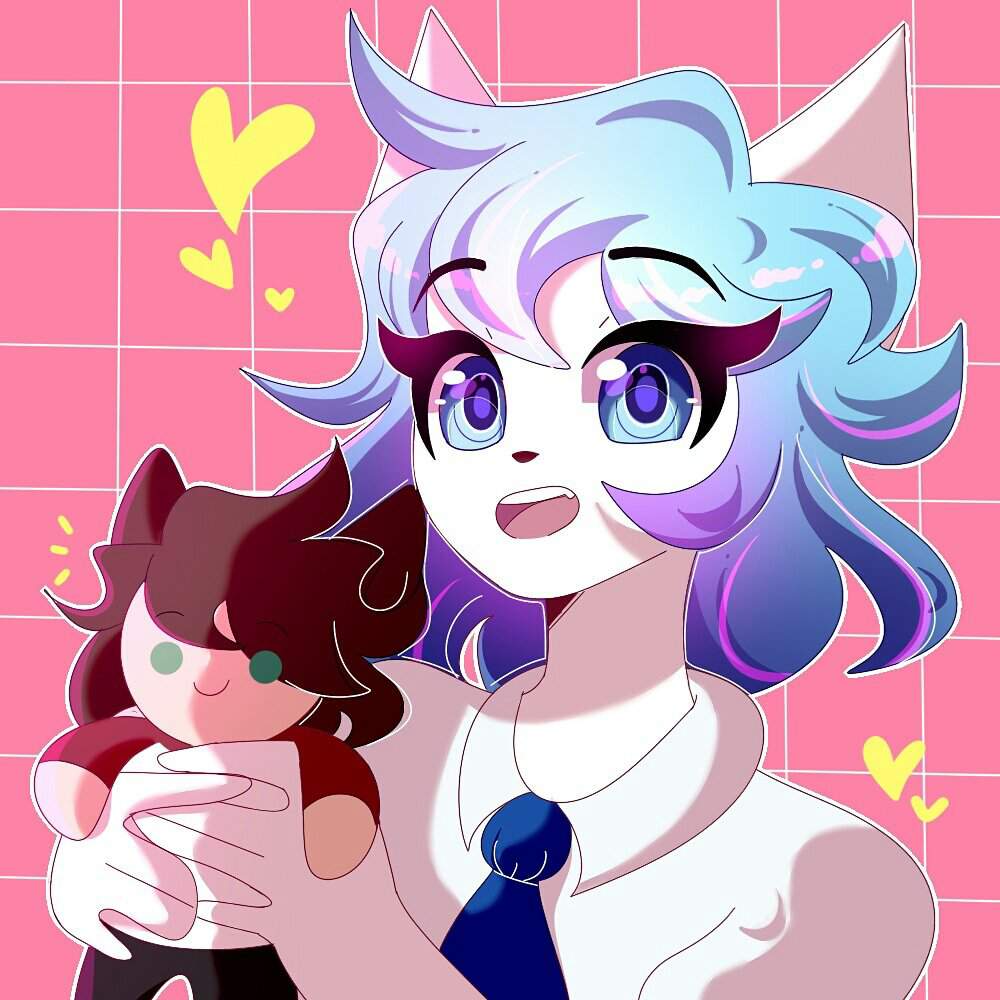 FanArt for Wolfychu and Jordan (🌙).Akaarii Wolfychu.official Amino