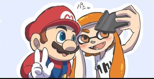 Mario meets Splatoon | Mario Amino