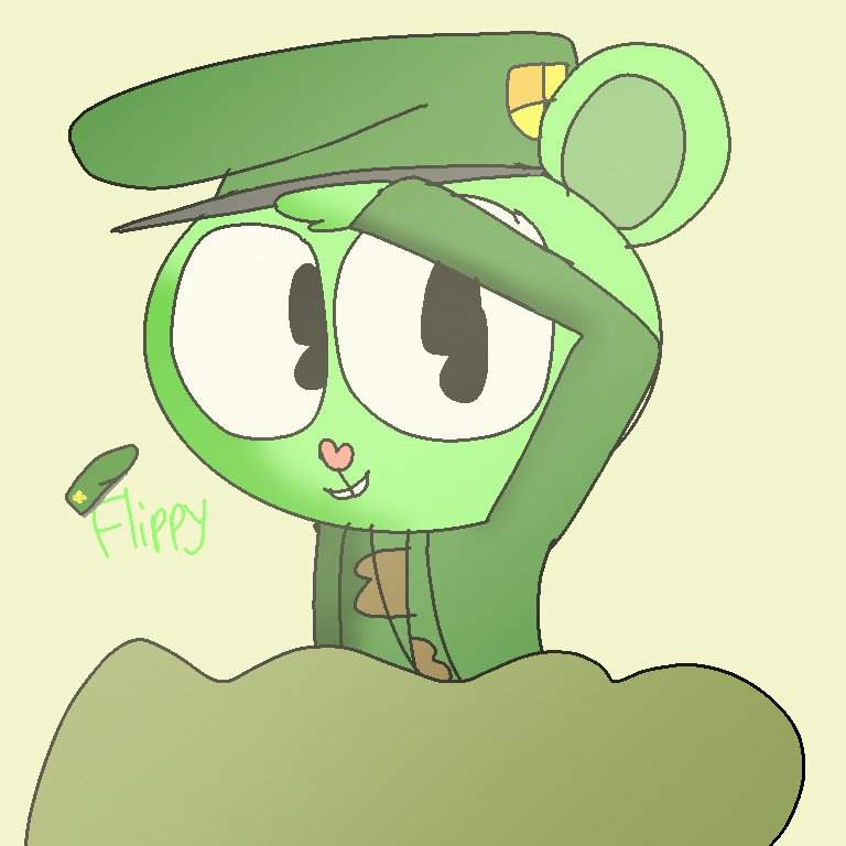 Season 1 Flippy redesign | Happy Tree Friends Amino