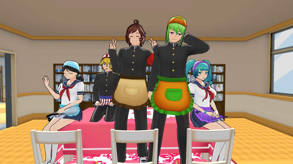 Cooking Club Pose Yandere Simulator Amino