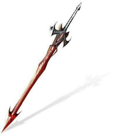 Нашел легендарный меч владыки демонов. Меч демона. Алый клинок арт. Альбион Демонический клинок. Размыкающий меч демона.