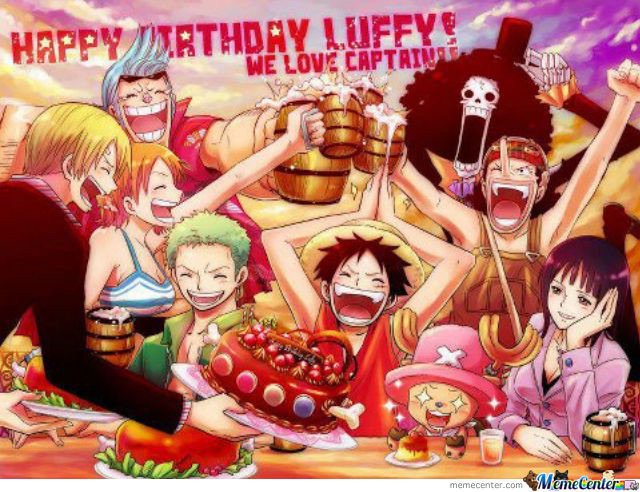 Joyeux Anniversaire Luffy J Allais L Oublier One Piece Amino