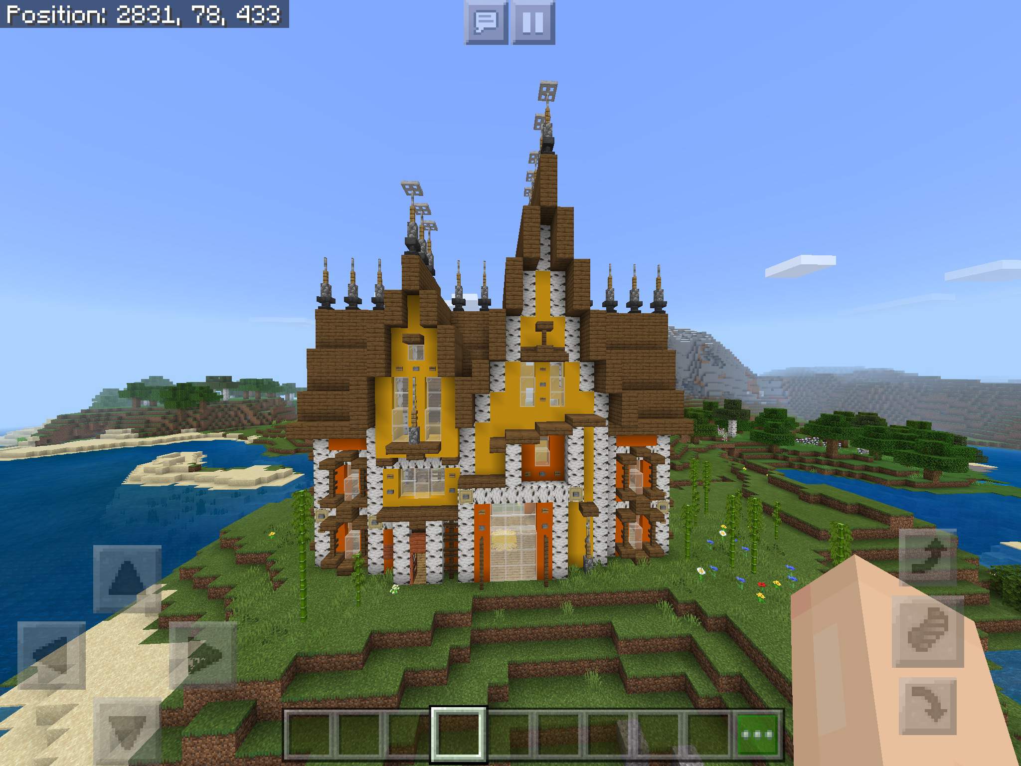 Minecraft [Rustic] Yellow/Orange House | Minecraft Amino