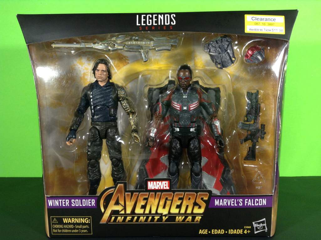 marvel legends winter soldier and falcon 2 pack