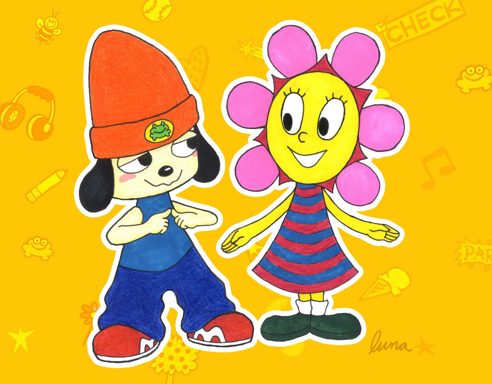 Parappa and Sunny Funny | PaRappa The Rapper Amino Amino