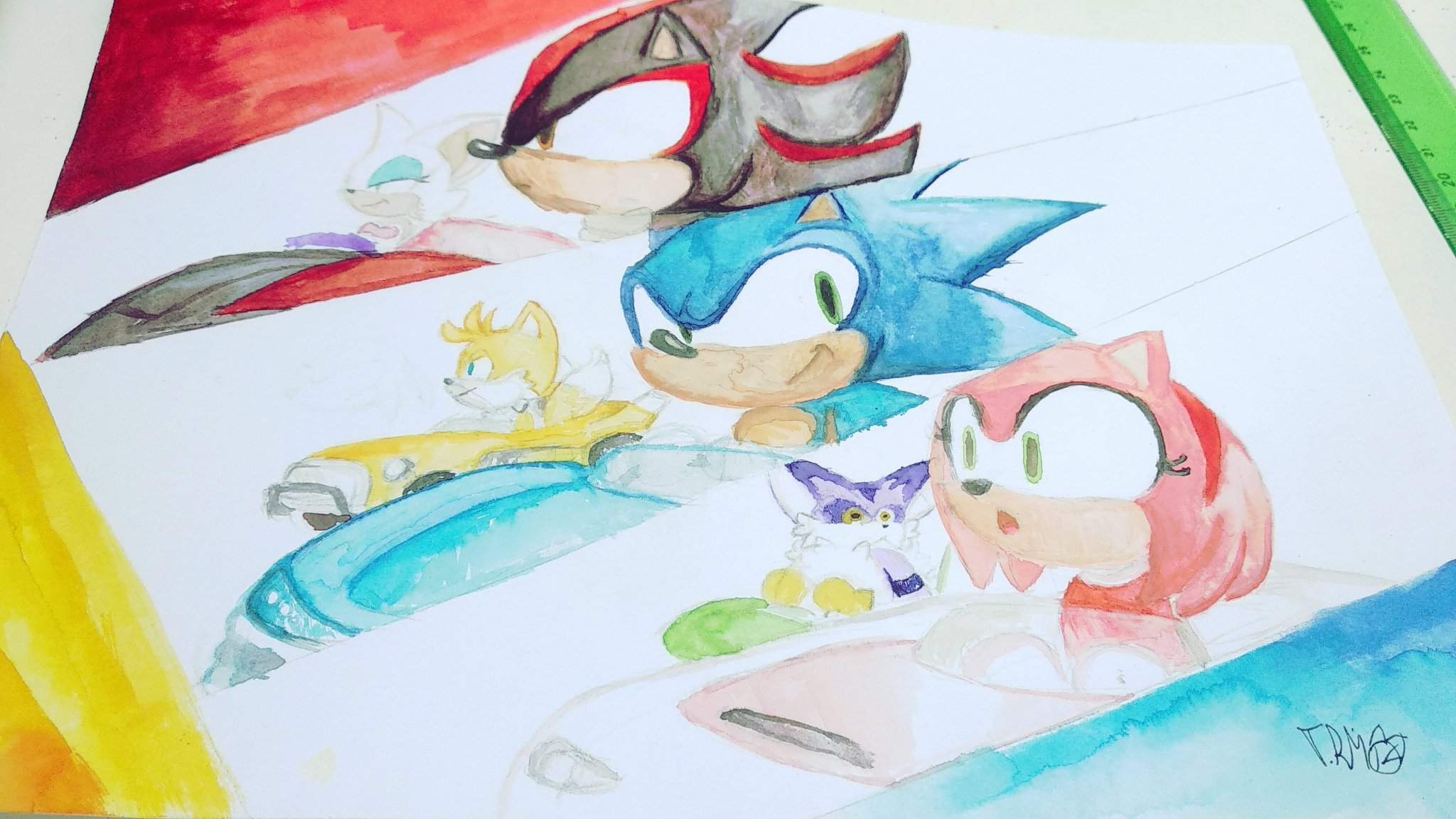 Team sonic racing art | Sonic the Hedgehog! Amino