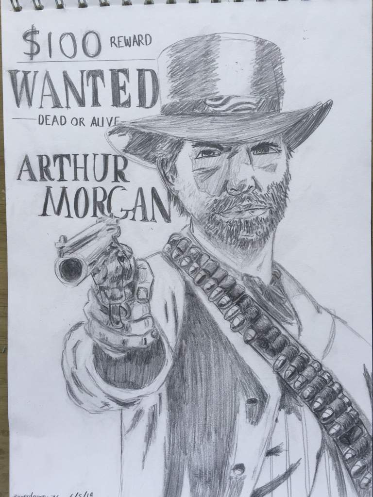 Korrespondance Fellow blødende Arthur Morgan bounty poster | The Red Dead Redemption Amino