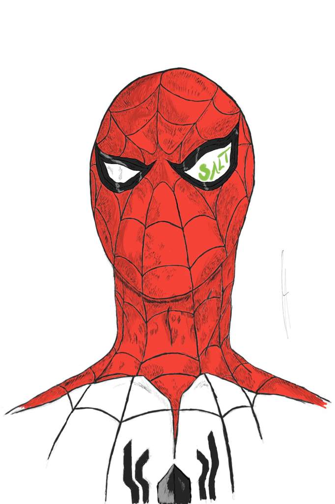 Look. It's a Spider-Man drawing :O | Marvel Amino