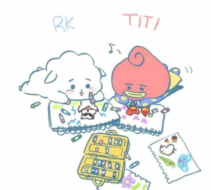 Some pics with BT21 family members | BT21 Amino