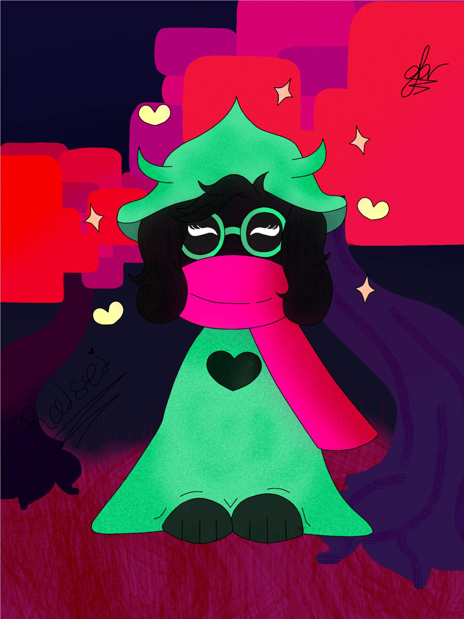 💚🎶Ralsei en bosque escarlata🎶💚 | Deltarune. Amino