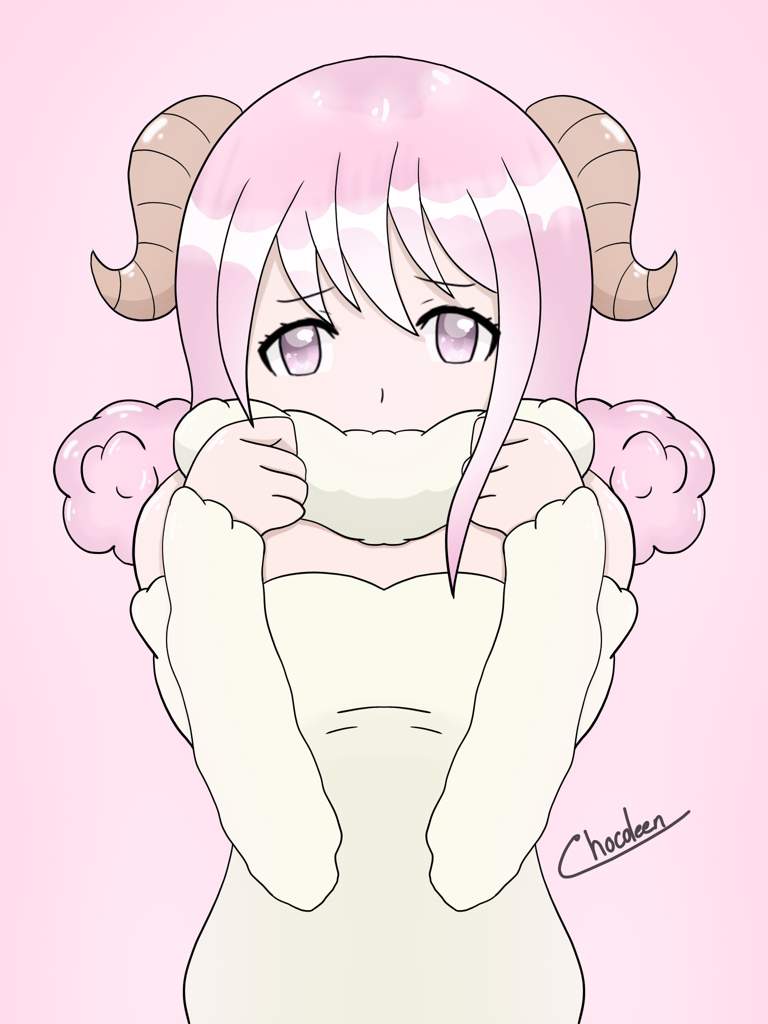 Aries Ram Anime Girl