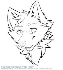 Best wolf face lineart!! | AxleRaptors Amino Amino