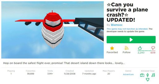 Roblox Roblox Amino - roblox games plane crash