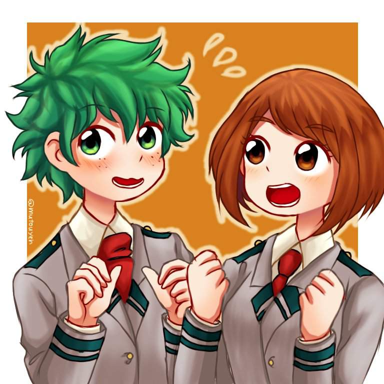 Deku and Ochako | My Hero Academia Amino