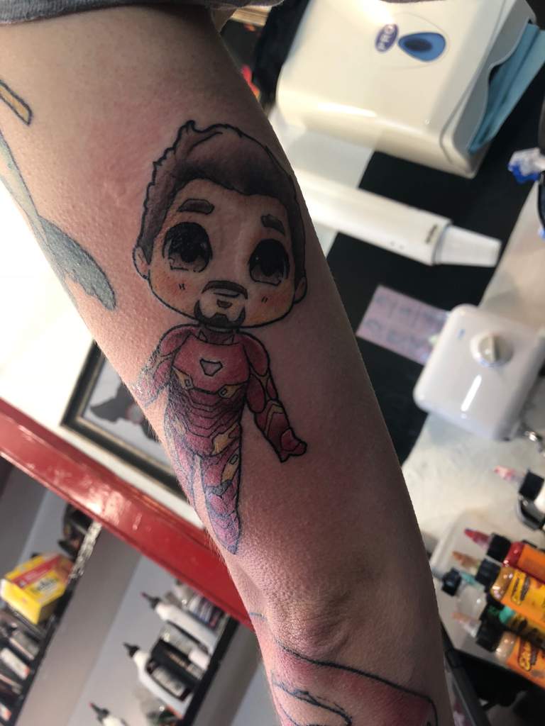 My Iron Man And Baby Groot Tattoos Marvel Amino