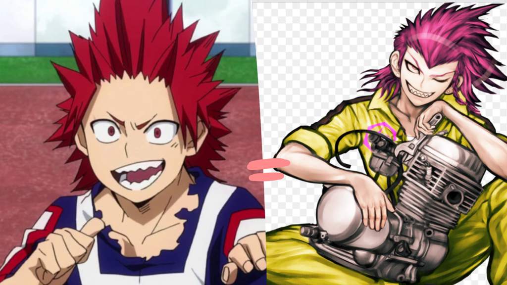 Is it just me or does Kirishima looks like Kazuichi from danganronpa 2