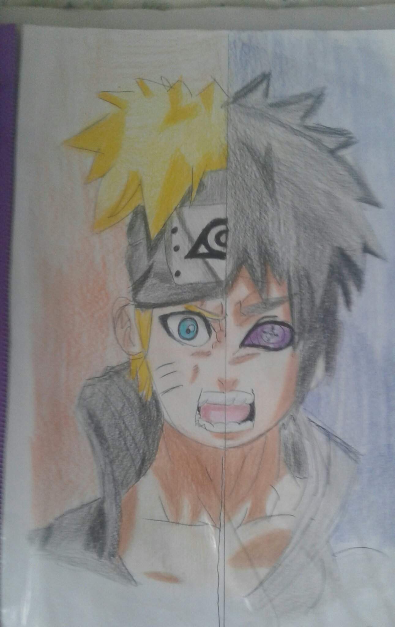 Sasuke vs naruto o desenho fico meio zoado mais tudo bem ^^ | DESENHOS ...