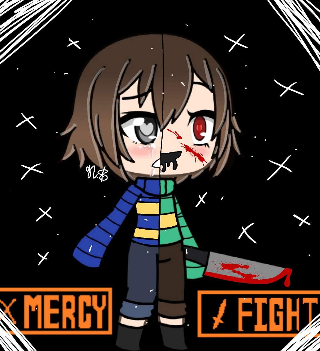 Frisk and Chara Edit | Gacha-Life Amino