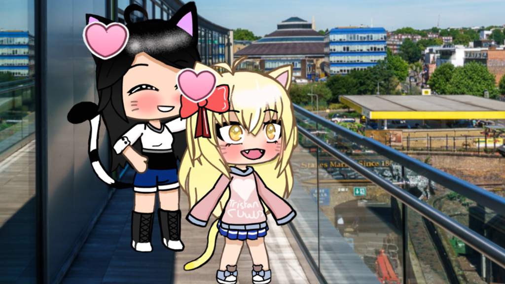 Me Blonde Hair And My Friend On Vacation Gacha Life Amino