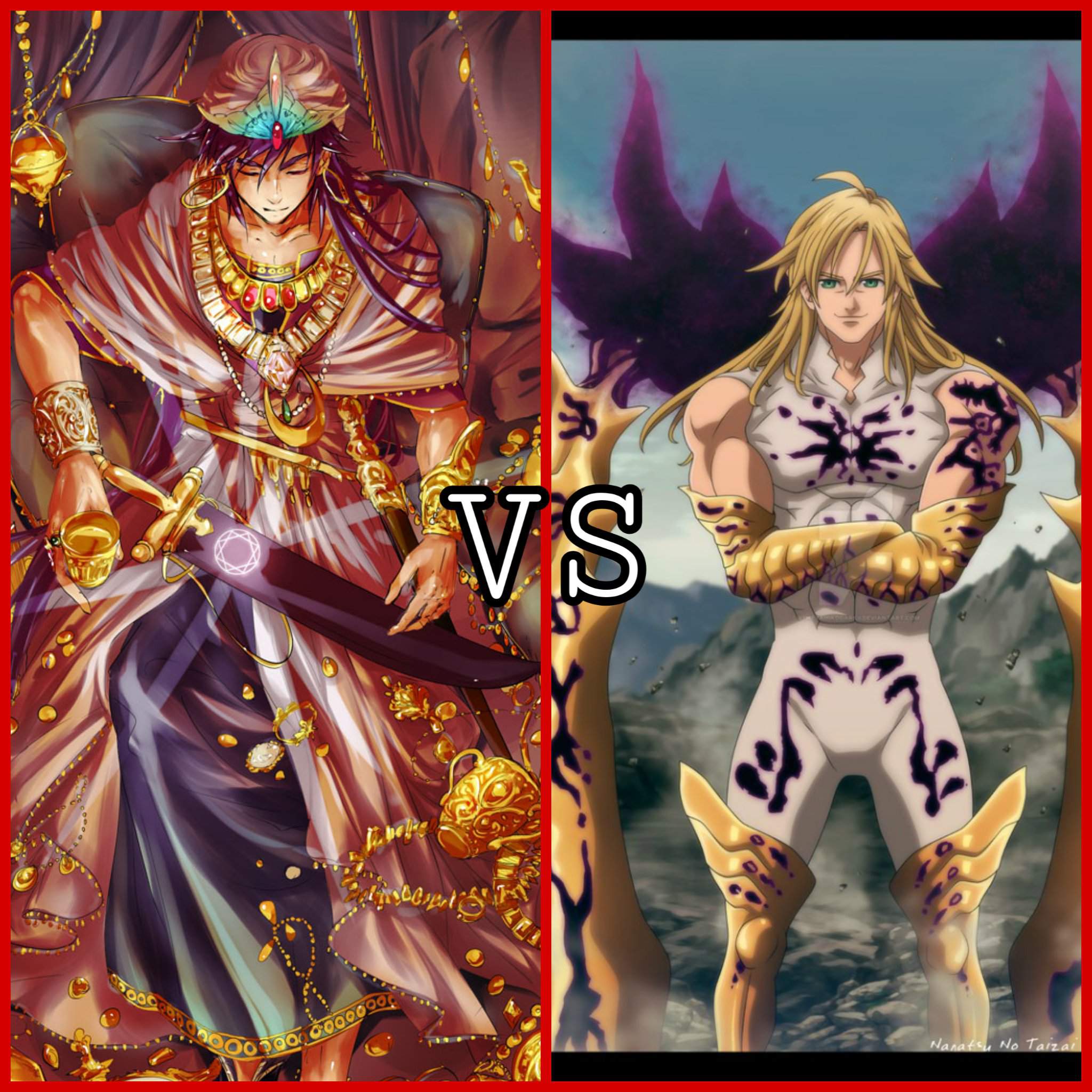 Sinbad vs Meliodas | Anime Amino