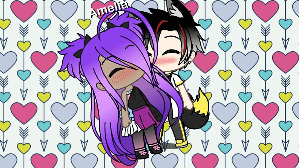 Boy Wolf In Love With A Girl Cat Gacha Life Amino