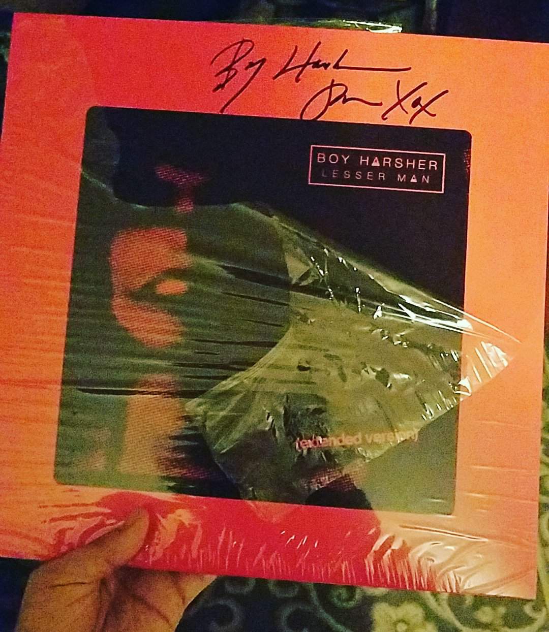 Boy Harsher signed album | Gothic Amino