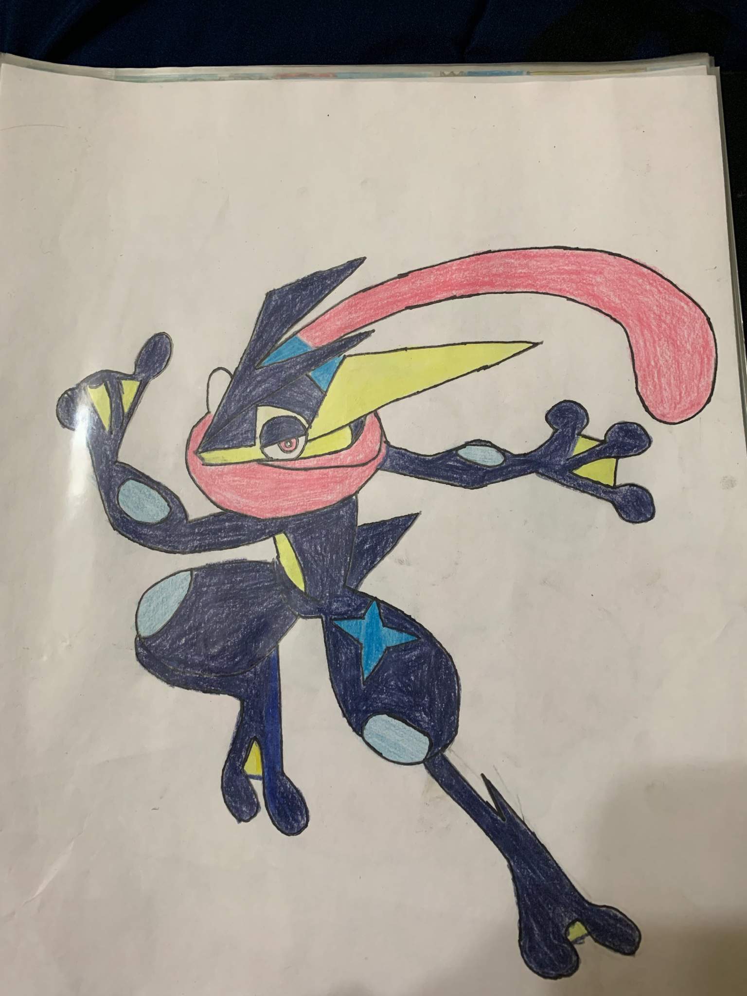 Greninja Smash Ultimate Render Drawing | Smash Amino