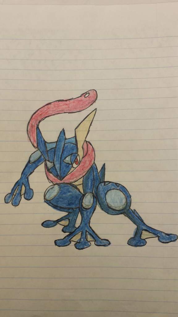 Greninja Smash Ultimate Render Drawing | Smash Amino