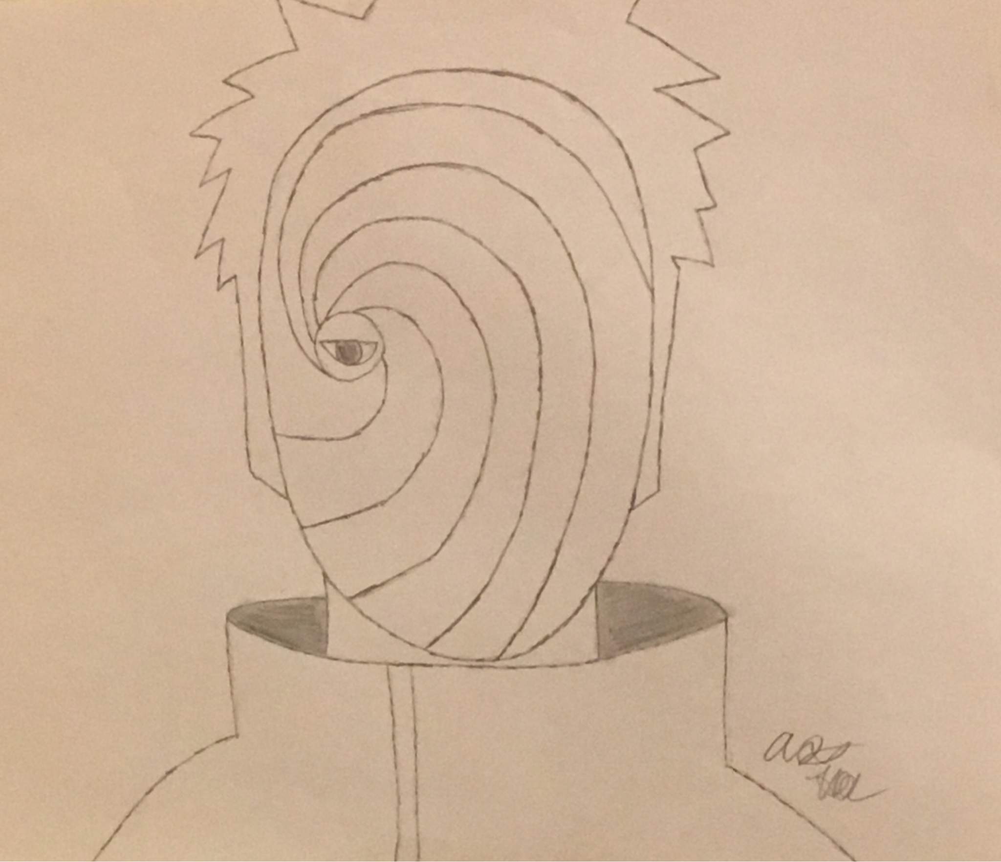 Tobi Drawing | Naruto Amino