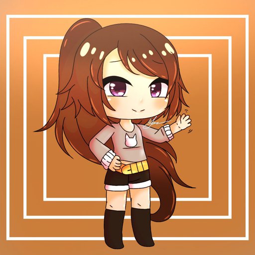 Gacha Life Orange Hair