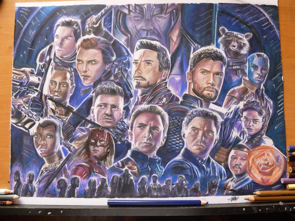 Endgame Poster Drawing Marvel Cinematic Universe Amino
