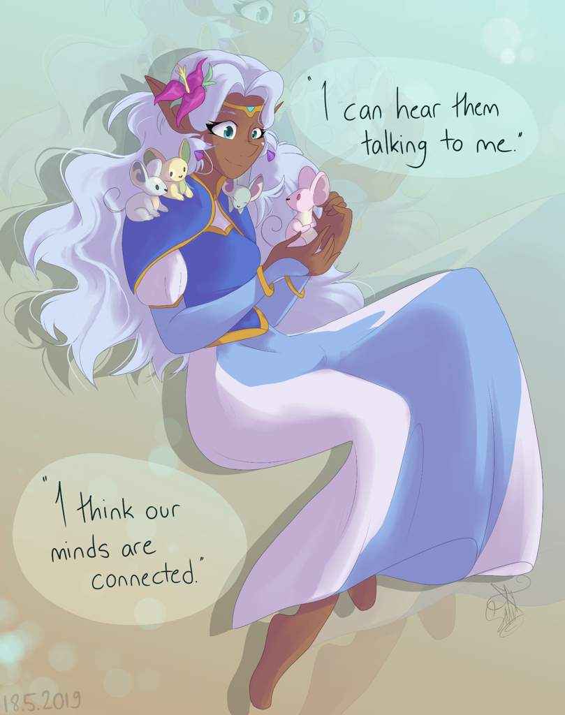 Allura And Her Mice Voltron Amino 9425