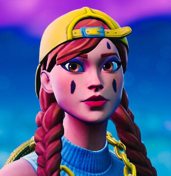 aura fortnite skin cute