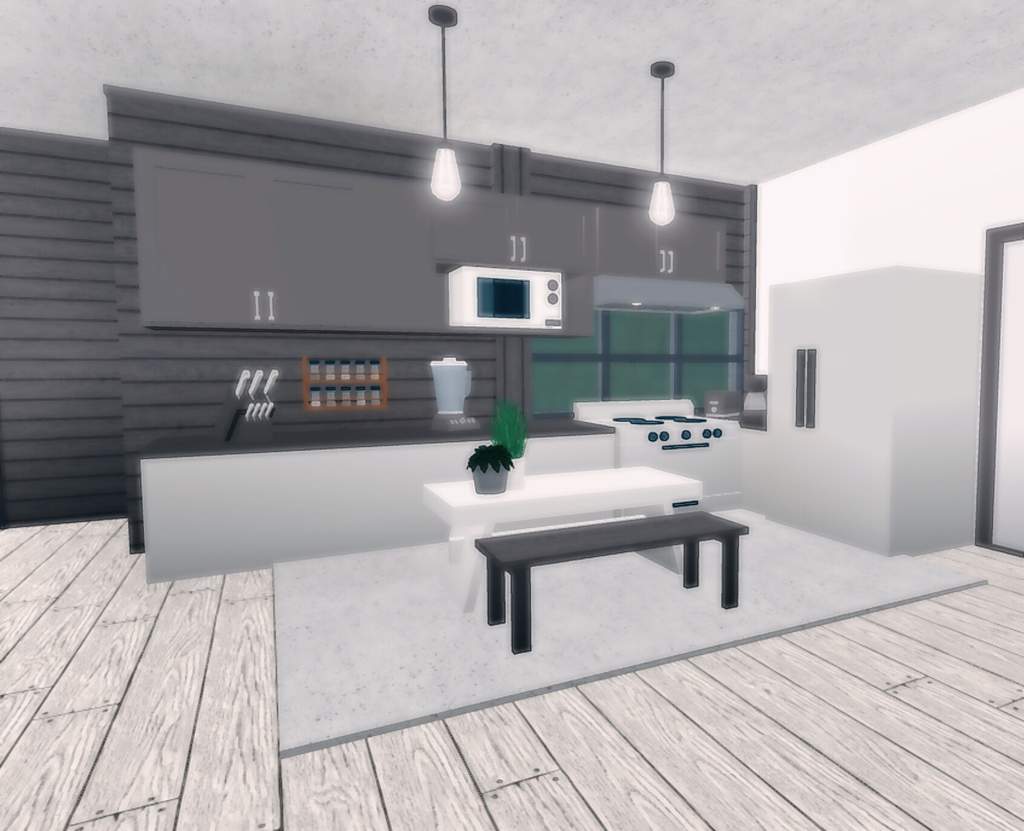 Minimalist Starter Home Redesign || Bloxburg | Roblox Amino