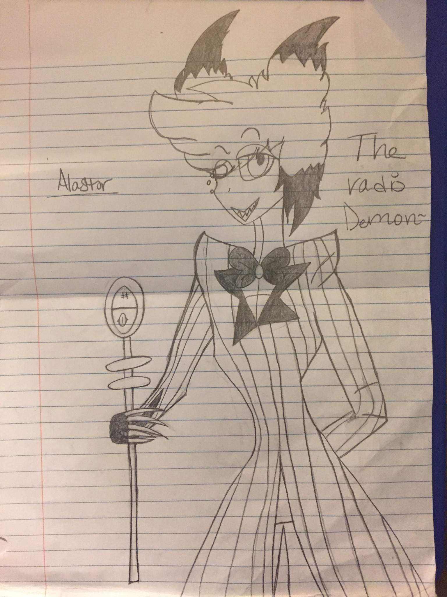 I draw Alastor The Radio Demon | Hazbin Hotel (official) Amino