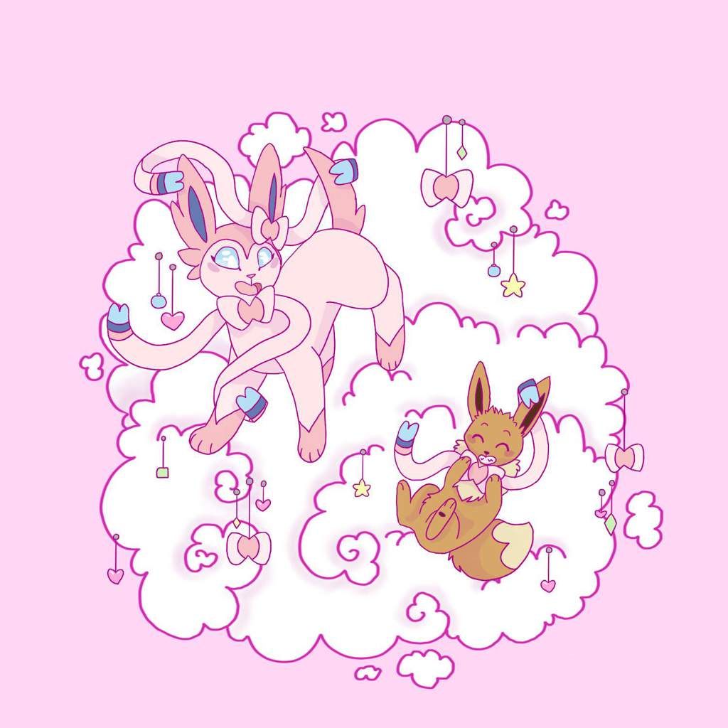 Sylveon And Eevee Fairy Design Pokémon Amino