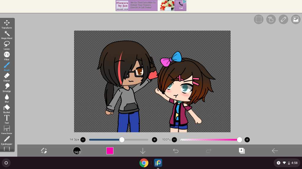 Idk And Btw Its A New Ship 0w0 The Names Are Stephin The Pink One Xd And Aiyron The Hoodie Gray One Gacha Life Amino